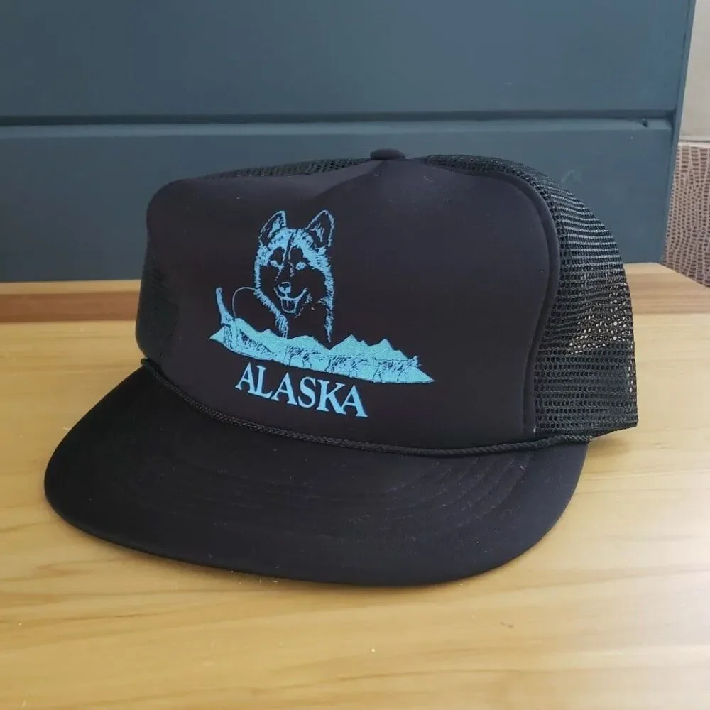 80s/90s Black Alaska Snapback‎